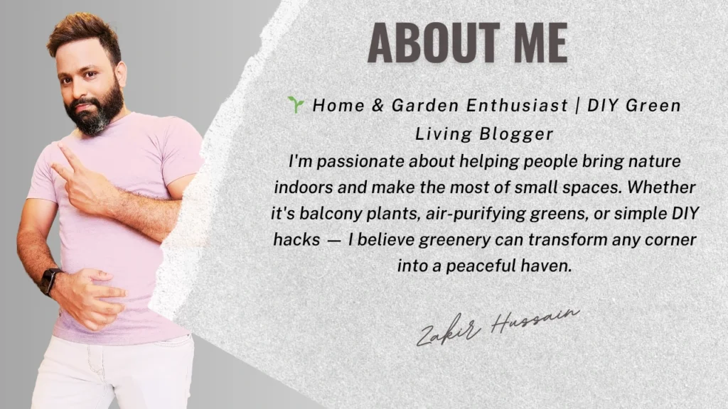 Zakir Hussain, founder and blogger at GreenTune4U