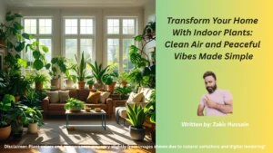 Indoor plant blogger Zakir Hussain with cozy home garden – GreenTune4U